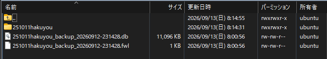 1.0で最初にセーブした後のworlds_local。ワールドのフォルダの横に、改名された旧形式の_backup_ファイルが残る